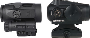 Sig Red Dot/magnifier Combo - Romeo5 Genii/juliet3 Micro Blk