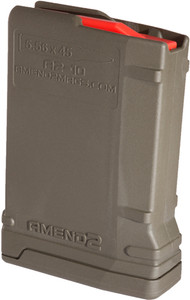Amend2 Ar-15 Magazine 5.56x45 - 10 Rd Polymer Odg<