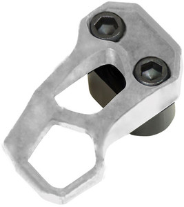 Odin Extended Magazine Release - Gen3 Xmr3 Silver For Ar-15