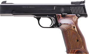S&w 41 22lr 5.5" Hb As - 10sh-ats-ts-dt Blued Wood