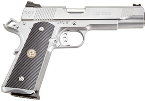 Wilson Cqbe-fs-45-ss 45acp 5" - Fs 8-shot Stainless Blast Bead