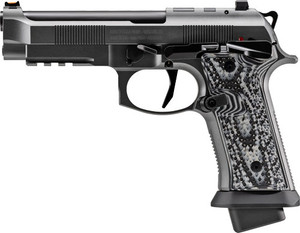 Beretta 92xi Sao Squalo 9mm - 4.9" 22rd Black Grey With Rail