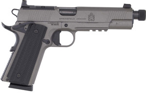 Springfield 1911 Operator Aos - 45 Acp 5" 8rd Gray Threaded