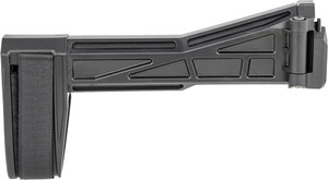 Sb Tactical Brace Cz Evo G2 - Side Folding Brace Black