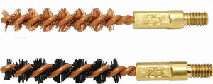 Otis Bore Brush 6.5mm 2-pk - 1-nylon 1-bronze 8-32 Thread