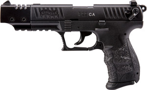 Walther P22 Ca Target 22lr 5" - 10-shot Black Polymer Threade!