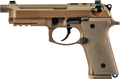 Beretta M9a4 G Centurion 9mm - 4.8" 15rd Tan Or Threaded Usa