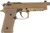 Beretta M9a4 G 9mm 5.1" 15rd - Tan Optics Ready Threaded Usa