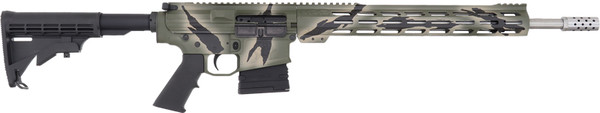 Glfa Ar10 Rifle 308 Win 18" - S/s 10rd Pursuit Green Camo