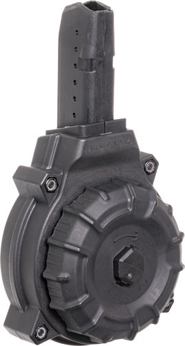 Pro Mag Magazine Ar-15 9mm - 50rd Drum For Glock Style Blk