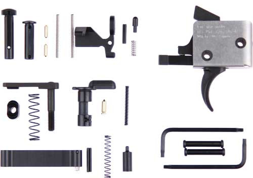 Cmc Ar15/ar10 Lower Parts Kit - With 3-3.5lb Curved Trigger