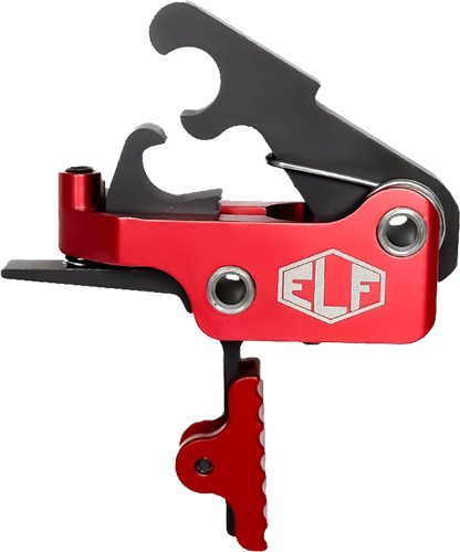Elftmann Trigger Se Ar Pltfrms - Straight 2.75-4lbs Red