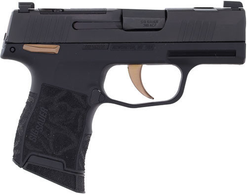 Sig P365 Rose 380acp Xray3 Or - (2)10rd Manual Safety Black