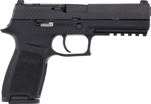Sig P320 9mm 4.7" Siglite - Striker Or (2)17rd Black