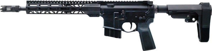 Faxon Pistol 338 Arc 12.5" Bbl - Sba3 Brace Black