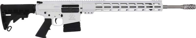 Glfa Ar10 Rifle 6.5cm 20" S/s - Bbl 10-shot White