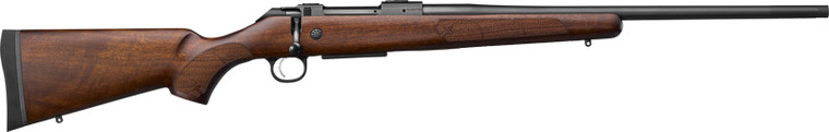 Cz 600 Plus American 243 Win - 20" Black Walnut Stock
