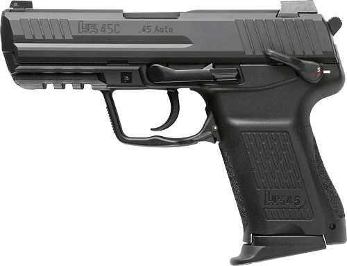 Hk Hk45c Compt V1 Da/sa 45acp - 3.94"bbl 2-8rd Black