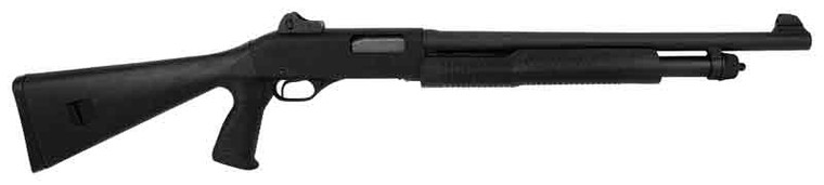 Stevens 320 Security Pump 12ga - 3" 18.5" Pistol Grip Black*