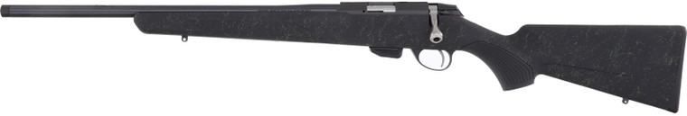 Tikka T1x Left Hand 17hmr 20" - Threaded Blued/roughtech Emrld