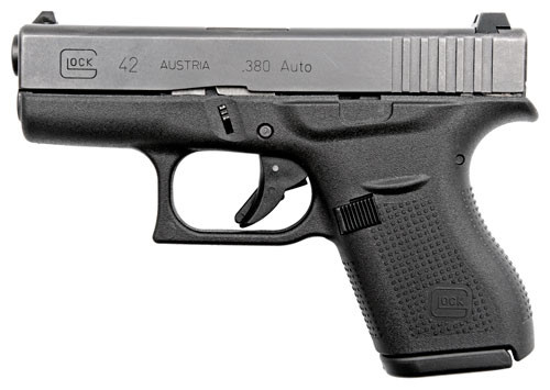 Glock 42 380acp Fs - 6-shot Black