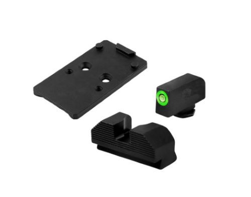 Xs Minimalist Tritium Sight & - Optic Plate Rmr/507 Walther