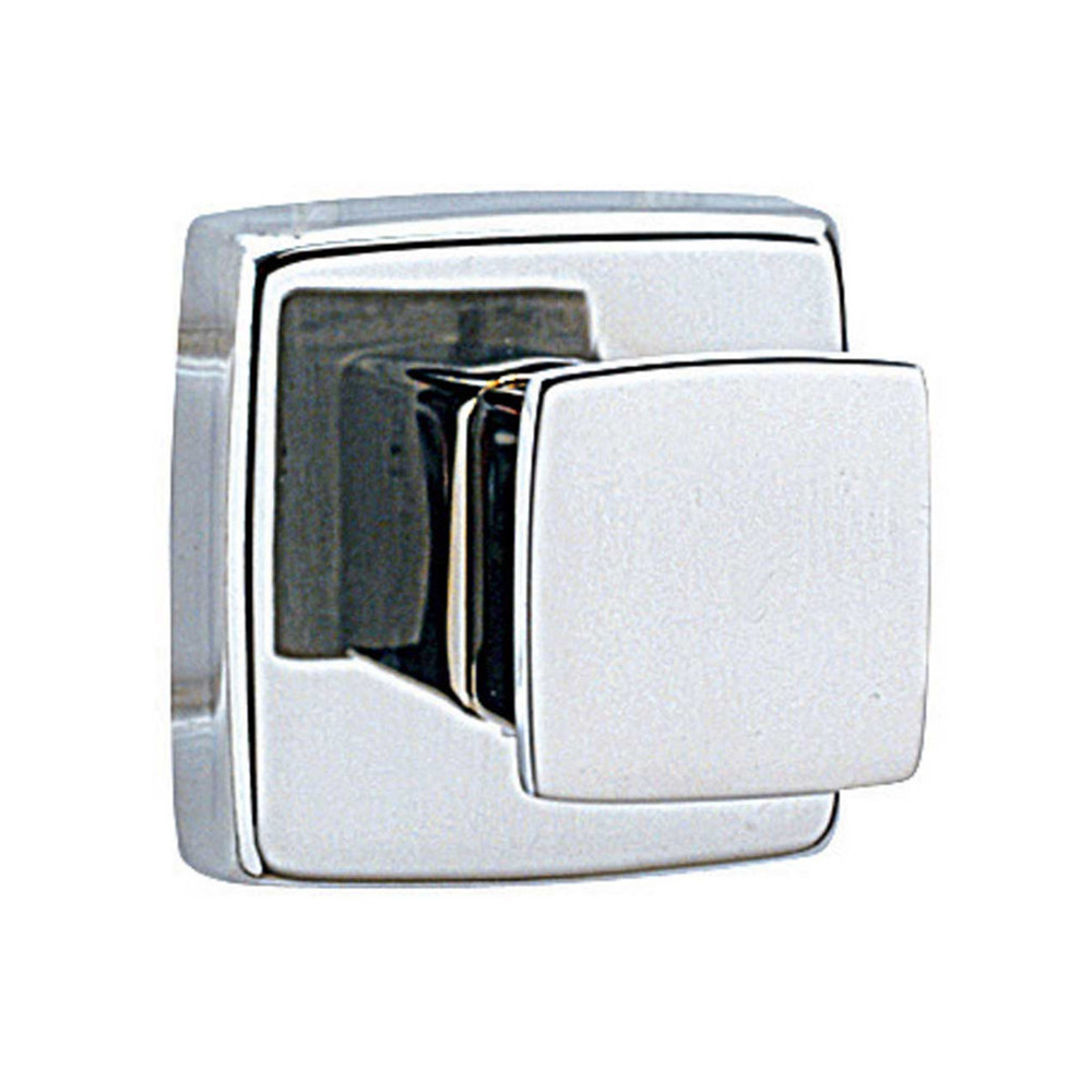 洋楽 BOBACK Bobrick B-6717 Satin Stainless Steel Single Robe Hook