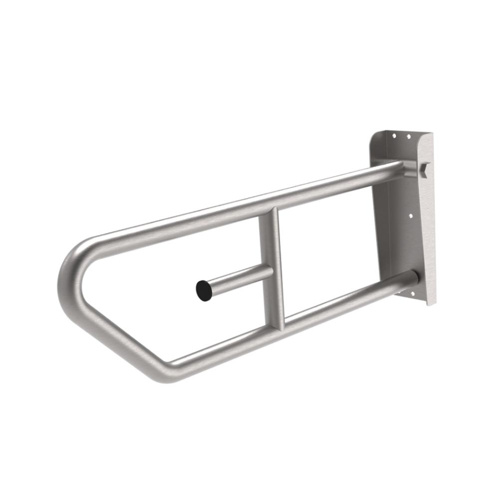 Bradley 8370-108 Swing Up Grab Bar with TP Holder, 1.25 in. O.D.