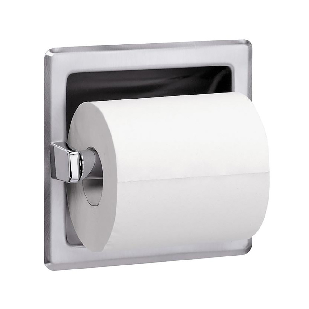 Bradley 5104-000000 Recessed Single Roll Toilet Paper Dispenser