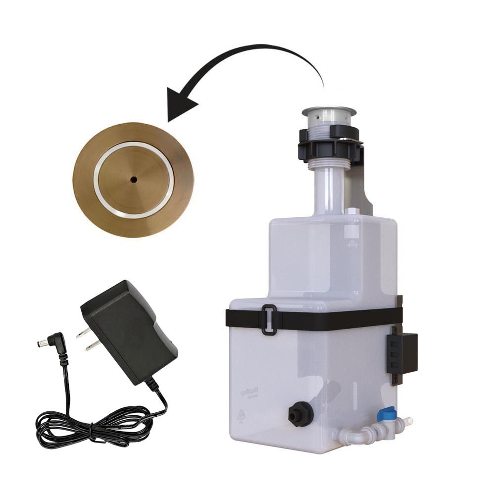 Bradley A14-032-BR Verge Multi-Feed Soap Tank With AC Adapter