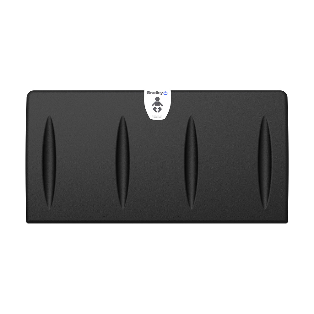 Bradley 9633-000000 Horizontal Baby Changing Station: Black