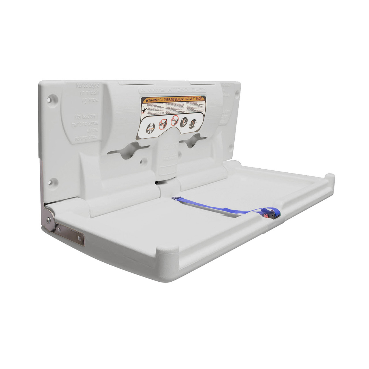 Bradley 9631-000000 Light Gray Commercial Baby Changing Station