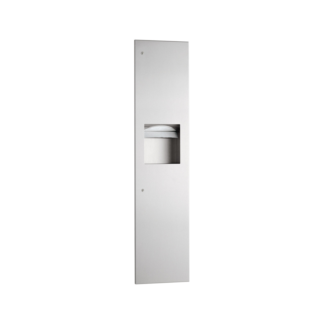 Bobrick 38034 Recessed Paper Towel Dispenser and Waste Receptacle