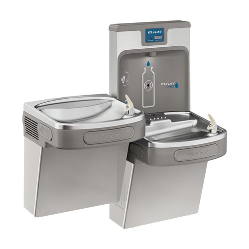Elkay LZSTL8WSLP High Low Drinking Fountain with Bottle Filler