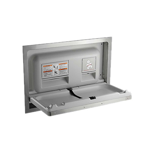 ASI 10-9018 Fold Down Recessed Mount Baby Changing Table | Berl's
