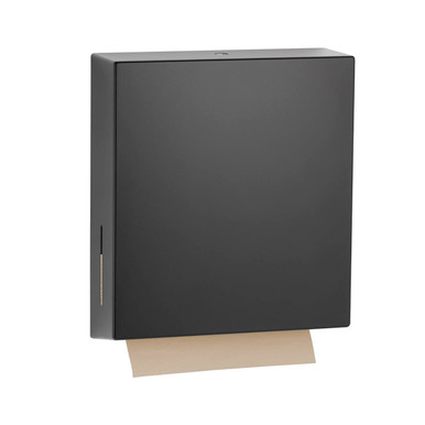2hp Buff（Black）バッファードマルチプル Bobrick 9262.MBLK Fino Collection Surface-Mounted Paper Towel
