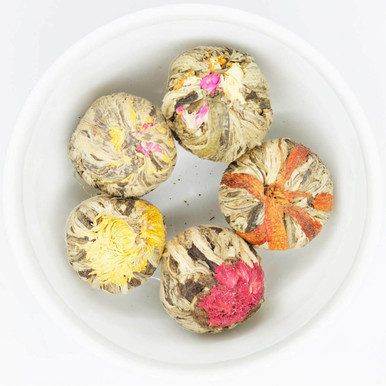 Blooming Tea Balls Offering Hand Crafted Flowering Tea