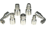 Stainless Steel Hose Fitting Types: Crimp, Reusable, Barb, and Thread Options