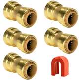 Brass Push-to-Connect Fittings for Push-On Hose Connections