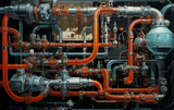 Hydraulic System Components: Case Drains, Valves, Filters, Lines, and Pumps