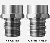 Stainless Steel Fitting Galling: Why Threads Seize and How to Prevent It