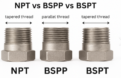 BSP vs NPT Threads: Sealing Style and Identification