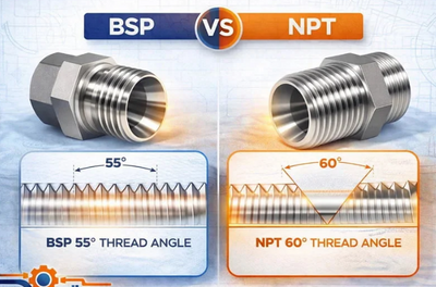 Why NPT, BSPP, and ORB Hydraulic Threads Do Not Interchange