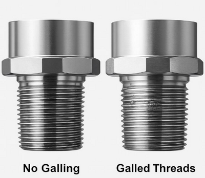 Stainless Steel Fitting Galling: Why Threads Seize and How to Prevent It
