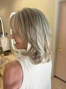 Partial Blonding + Haircut Partial Blonding + Haircut