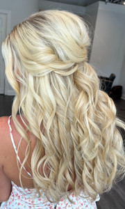 half up-do half up-do