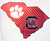 Clemson/USC State Decal 6"x6"