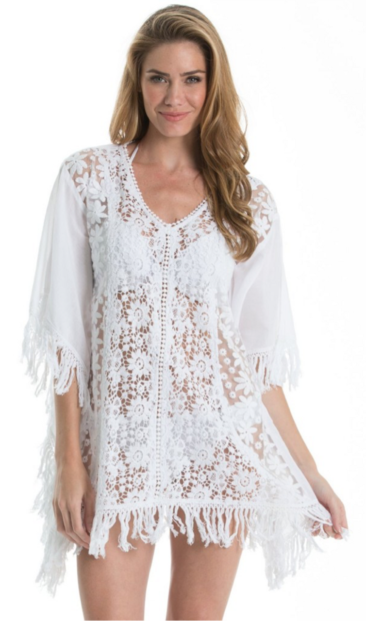 Crochet and Lace Cover-up