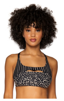 Black Sand Zoe Bralette Top