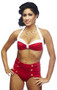 Club Nautico Pin-Up Bikini - Red - Size S